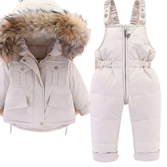 New very warm down snowsuit toddler 18-24 mo. - Picture 1 of 13